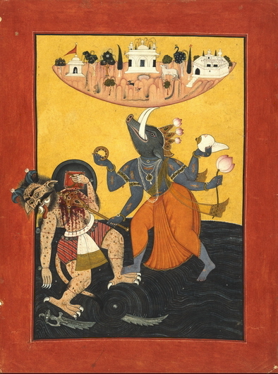 Datei:Varaha avtar killing demon.jpg