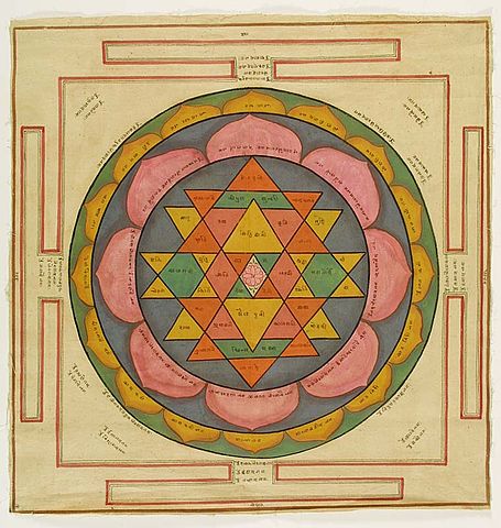 Datei:The classic Shri Yantra (1800s).jpg