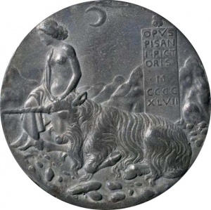Pisanello.Medaille Einhorn.jpg