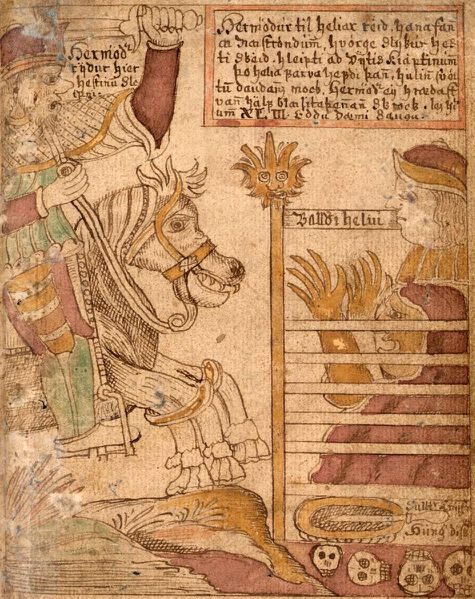 Datei:SAM 66 75r Hermodr and Baldr.jpg